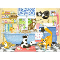 Catastrophe Cottage Set of 4 500 Piece Jigsaw Puzzles Gibsons