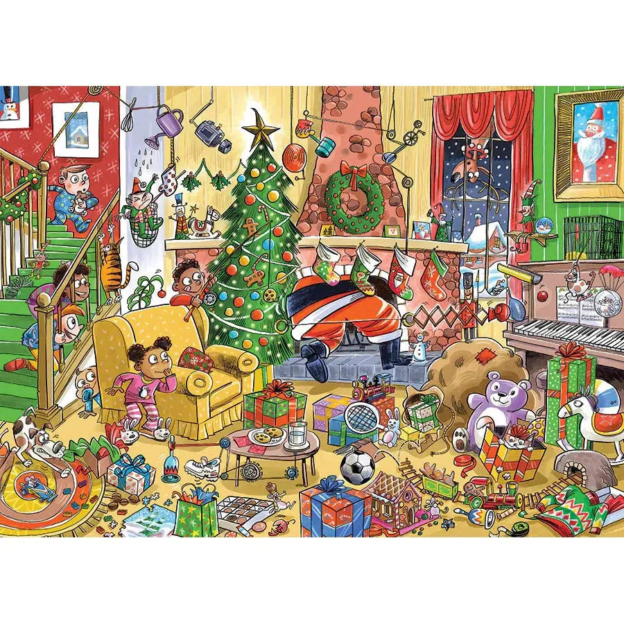 Catching Santa 350 Piece Family Jigsaw Puzzle Cobble Hill