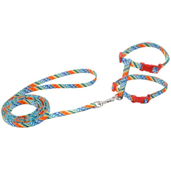 Figure "H" Fashion Adjustable Cat Harness and Leash Combo