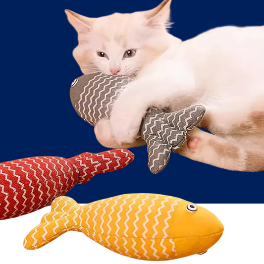 Catnip Fish Toy – Interactive Plush Simulation Fish for Cats & Kittens - BIG FRENCHIES