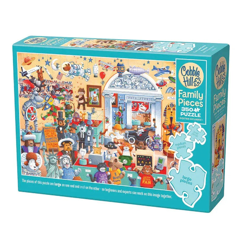 Cats & Dog Museum 350 Piece Family Jigsaw Puzzle Cobble Hill - BIG FRENCHIES