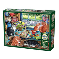 Cats Retreat 1000 Piece Jigsaw Puzzle Cobble Hill