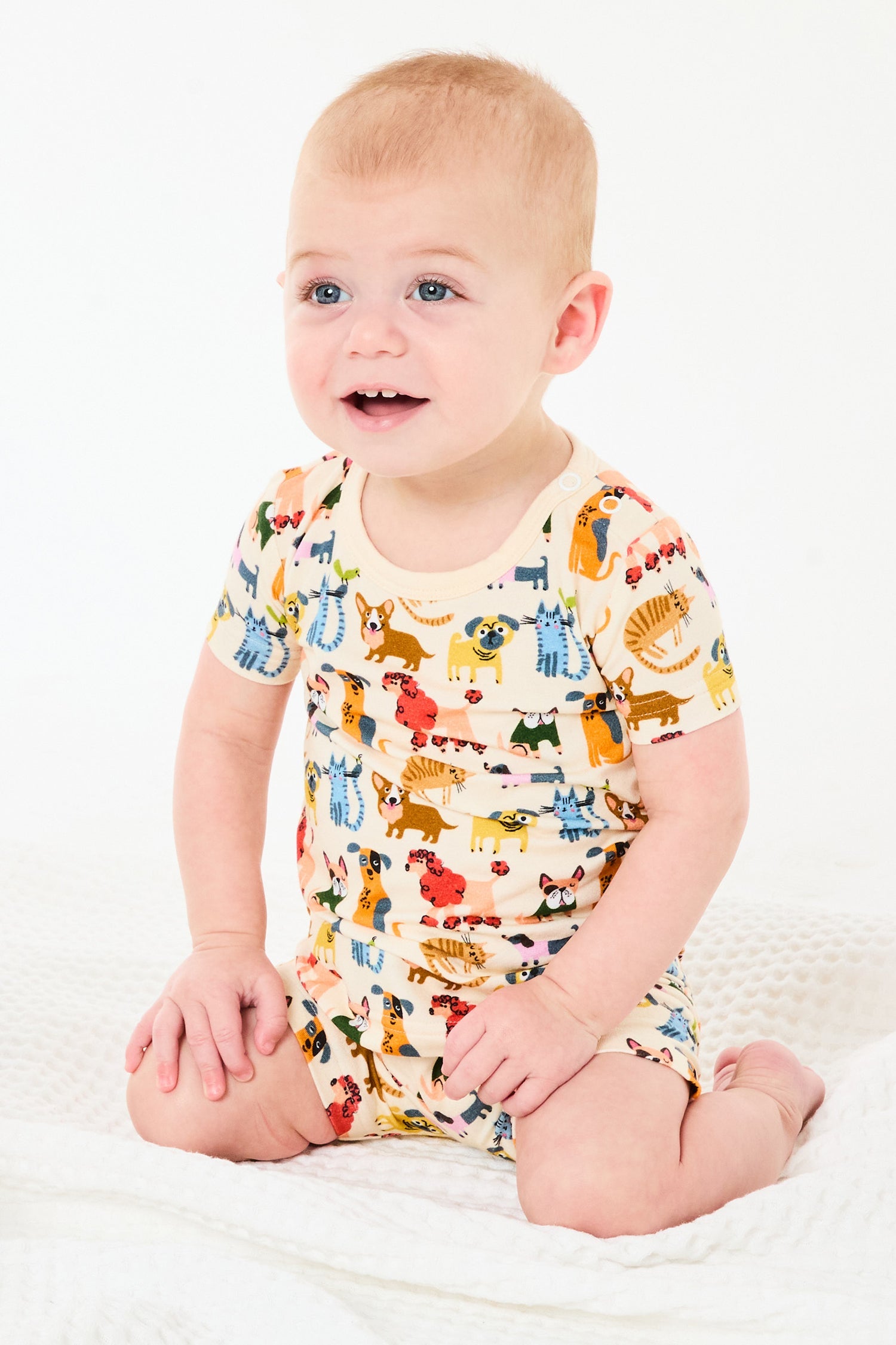 Shorts Pajama Set - Cats + Dogs