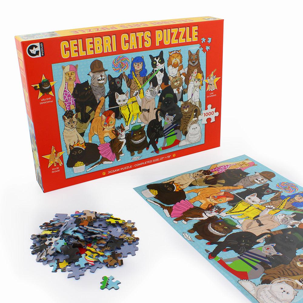 Celebri Cats 1000 Piece Jigsaw Puzzle Ginger Fox