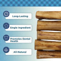 Country Living 5”-6” Beef Center Cut Bones for Dogs – 5 Count Bag – All-Natural, Long-Lasting Dog Chews – Single-Ingredient, High-Protein, Rawhide-Free – Supports Dental Health - BIG FRENCHIES