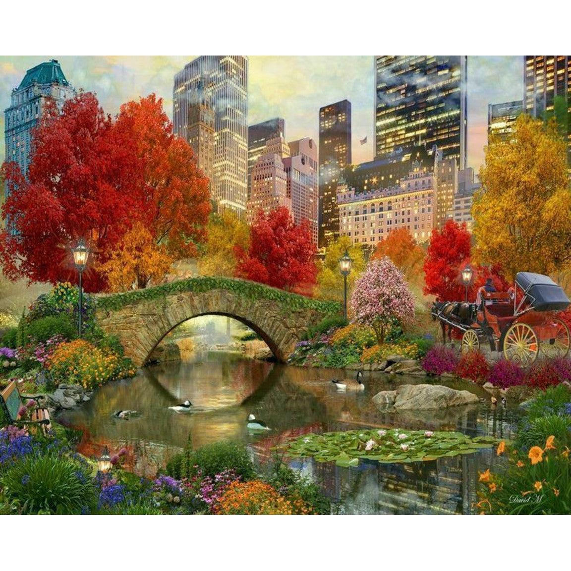 Central Park Paradise 1000 Piece Jigsaw Puzzle Springbok - BIG FRENCHIES