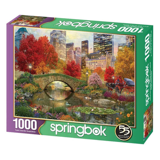 Central Park Paradise 1000 Piece Jigsaw Puzzle Springbok - BIG FRENCHIES