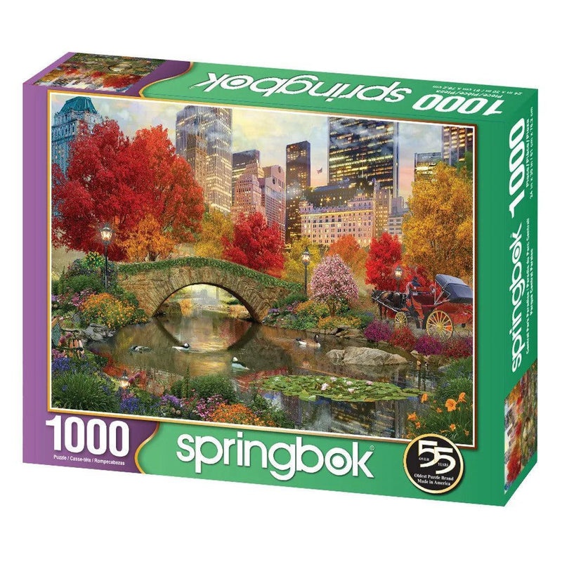 Central Park Paradise 1000 Piece Jigsaw Puzzle Springbok - BIG FRENCHIES