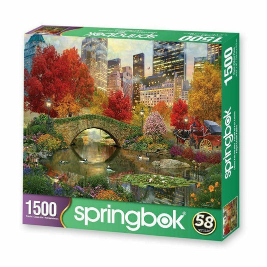 Central Park Paradise 1500 Piece Jigsaw Puzzle Springbok - BIG FRENCHIES