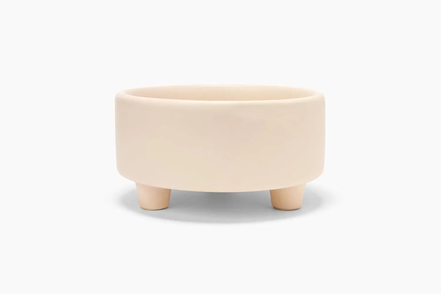 Ceramic Cat & Dog Pet Bowl, Elevated Stoneware Feeder, Dishwasher Safe - BIG FRENCHIES