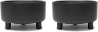 Ceramic Cat & Dog Pet Bowl, Elevated Stoneware Feeder, Dishwasher Safe - BIG FRENCHIES