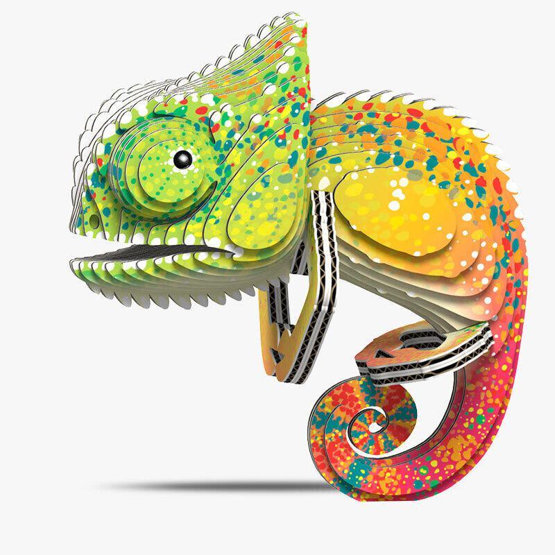 Chameleon 3D Cardboard Model Kit Eugy - BIG FRENCHIES