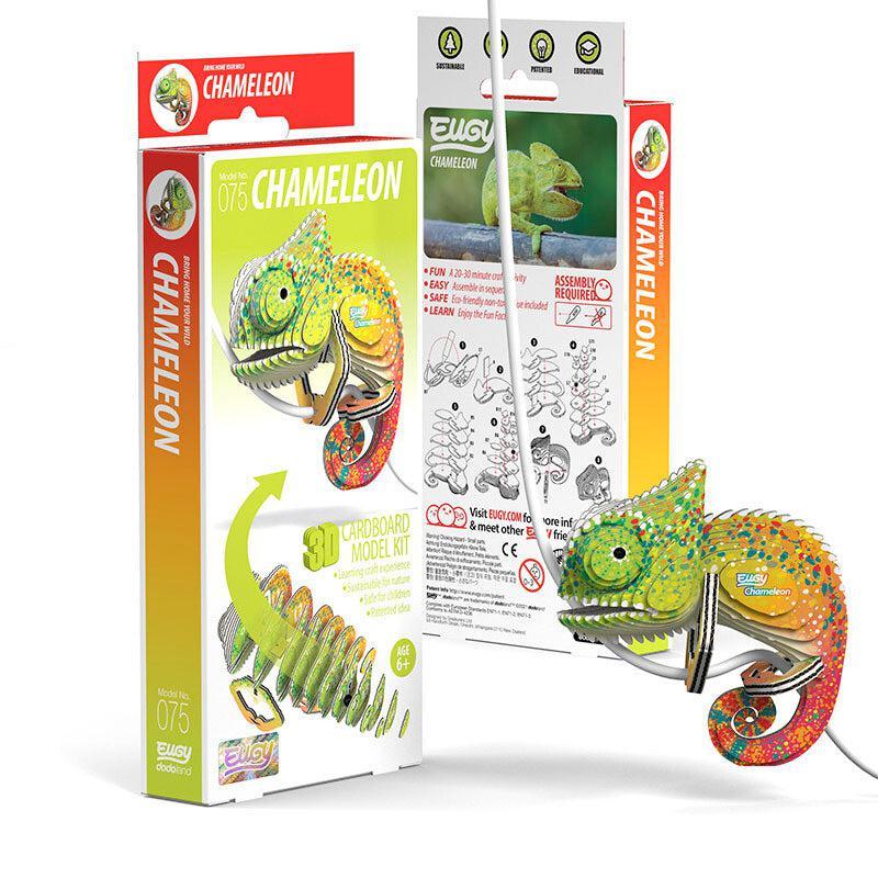 Chameleon 3D Cardboard Model Kit Eugy - BIG FRENCHIES