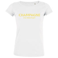 Champagne S'il Vous Plait Women's Organic Tee