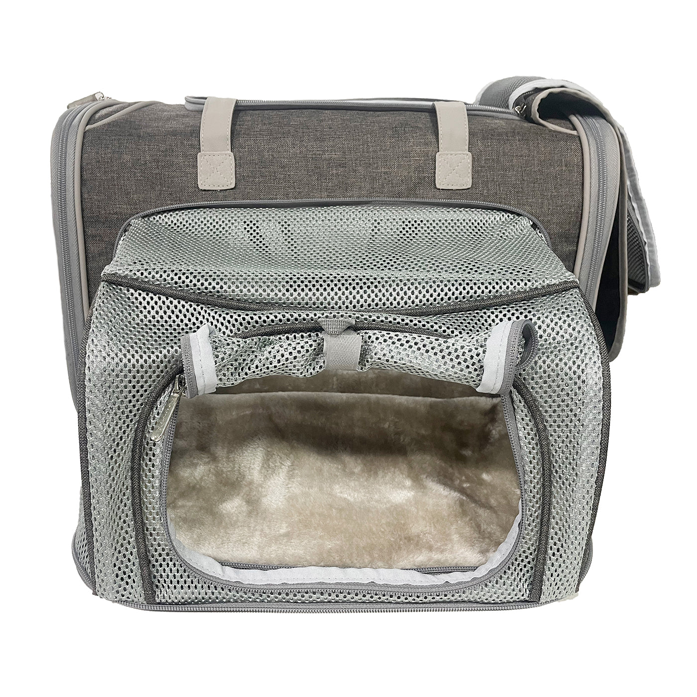 Mr. Peanut's Gold Series Standard Size Airline Compliant Expandable Pet Carrier V3.0 - BIG FRENCHIES