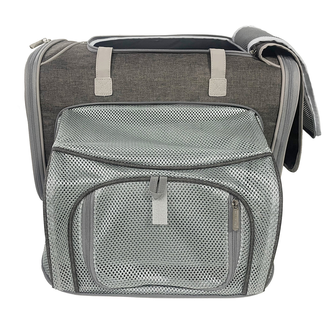 Mr. Peanut's Gold Series Standard Size Airline Compliant Expandable Pet Carrier V3.0 - BIG FRENCHIES