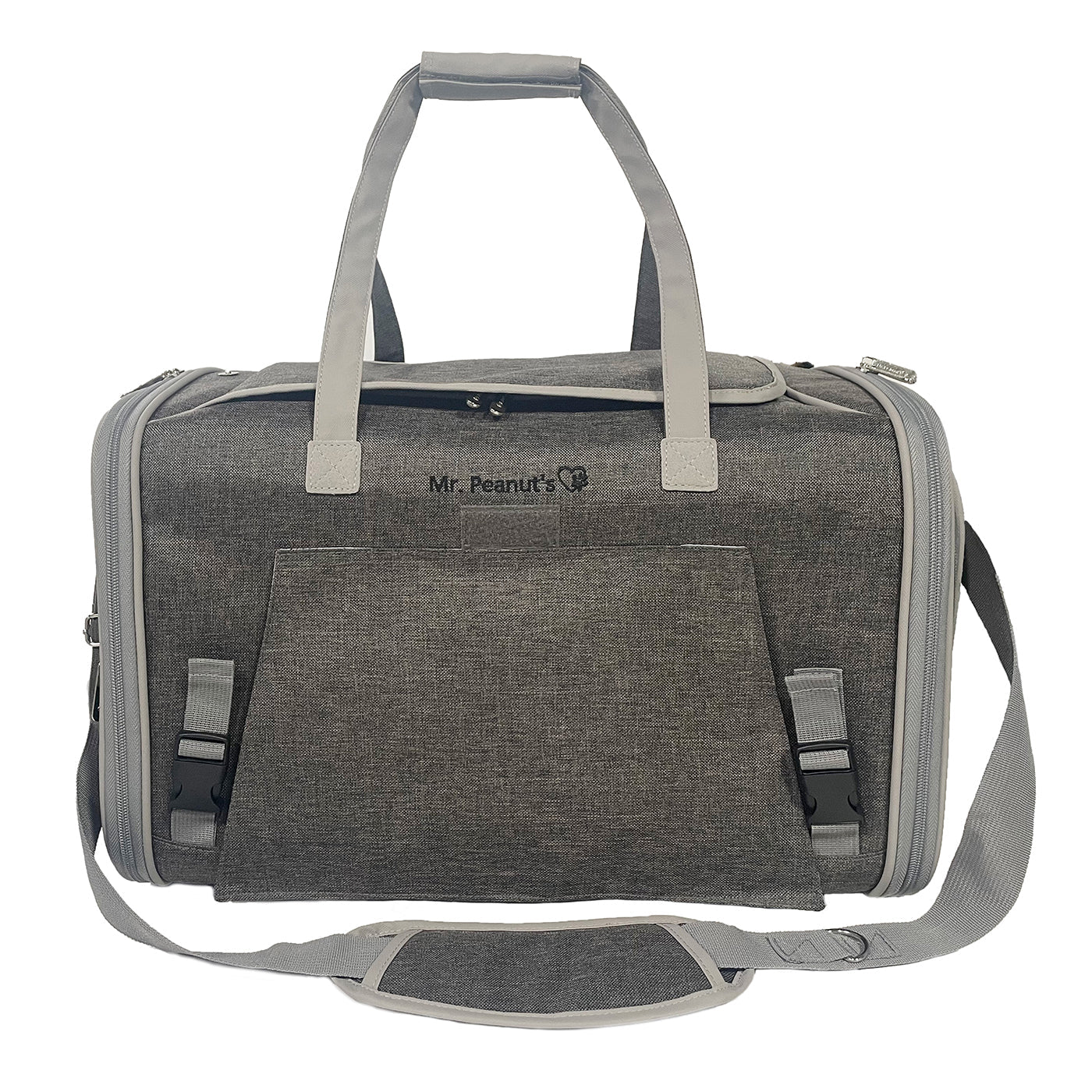Mr. Peanut's Gold Series Standard Size Airline Compliant Expandable Pet Carrier V3.0 - BIG FRENCHIES