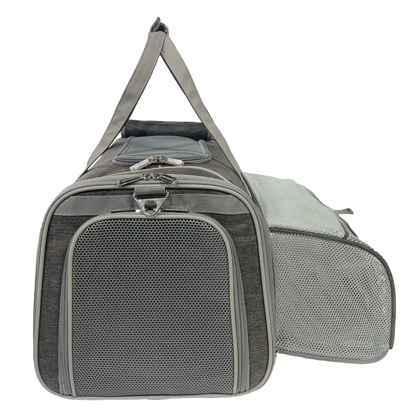 Mr. Peanut's Gold Series Standard Size Airline Compliant Expandable Pet Carrier V3.0 - BIG FRENCHIES