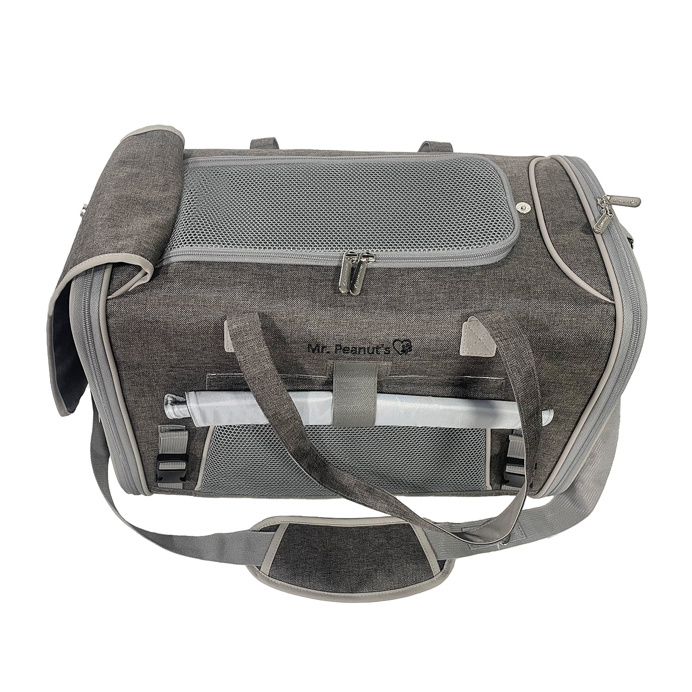 Mr. Peanut's Gold Series Standard Size Airline Compliant Expandable Pet Carrier V3.0 - BIG FRENCHIES