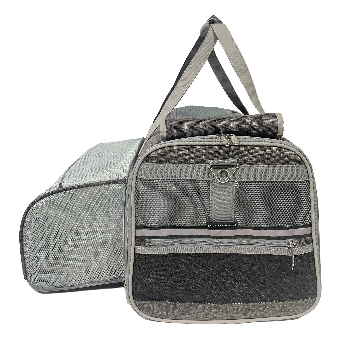 Mr. Peanut's Gold Series Standard Size Airline Compliant Expandable Pet Carrier V3.0 - BIG FRENCHIES