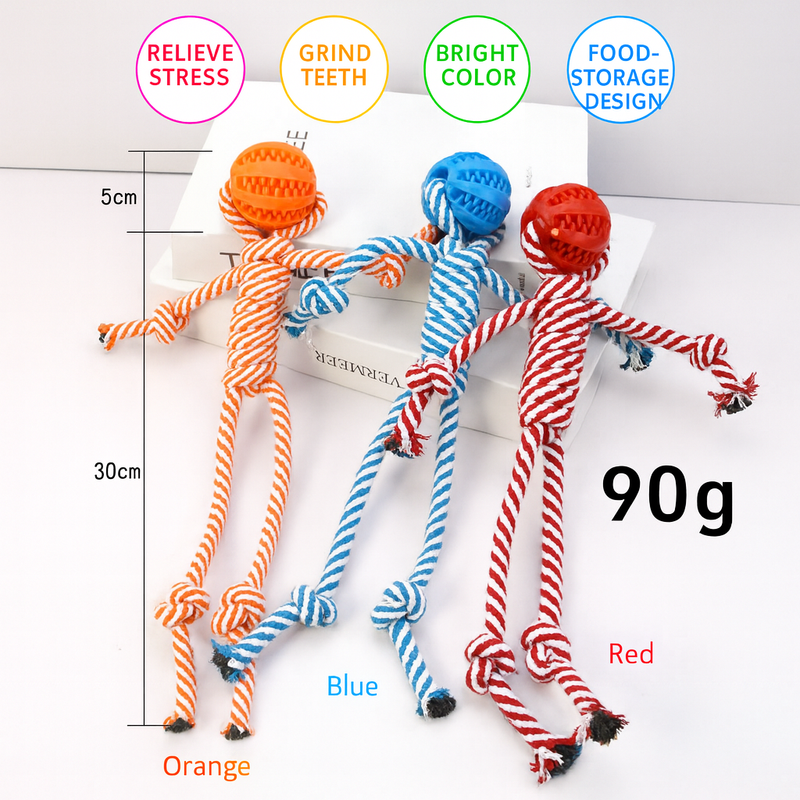 Dog Rope Chew Toy-Pet Toys-BIG FRENCHIES-Jane's Pet Boutique