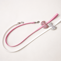 Luxury Rhinestone Bow Dog Leash Bling Crystal Puppy Lead