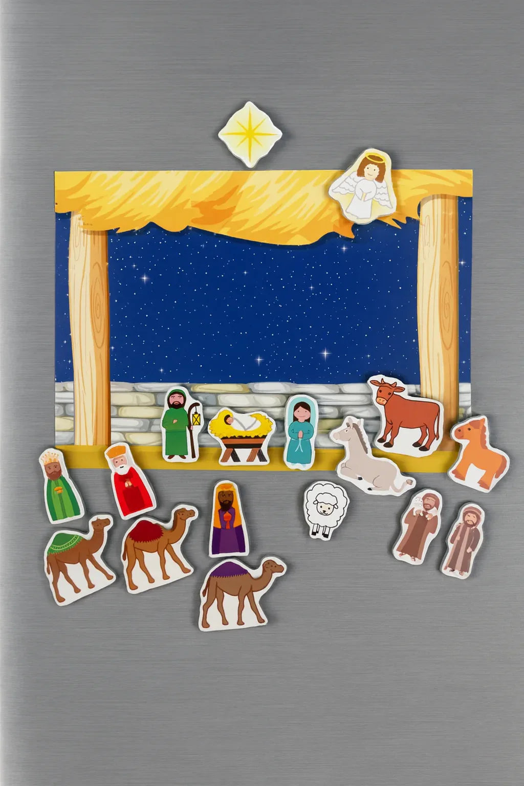 Saintly Heart Nativity Magnet Set - BIG FRENCHIES