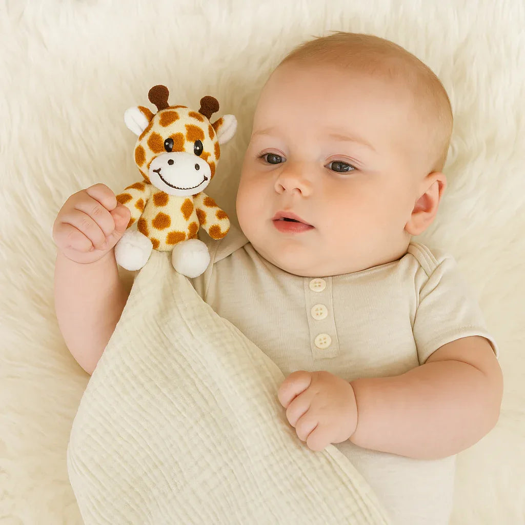 Me Lovey™ - Giraffe Lovey Security Blanket - BIG FRENCHIES