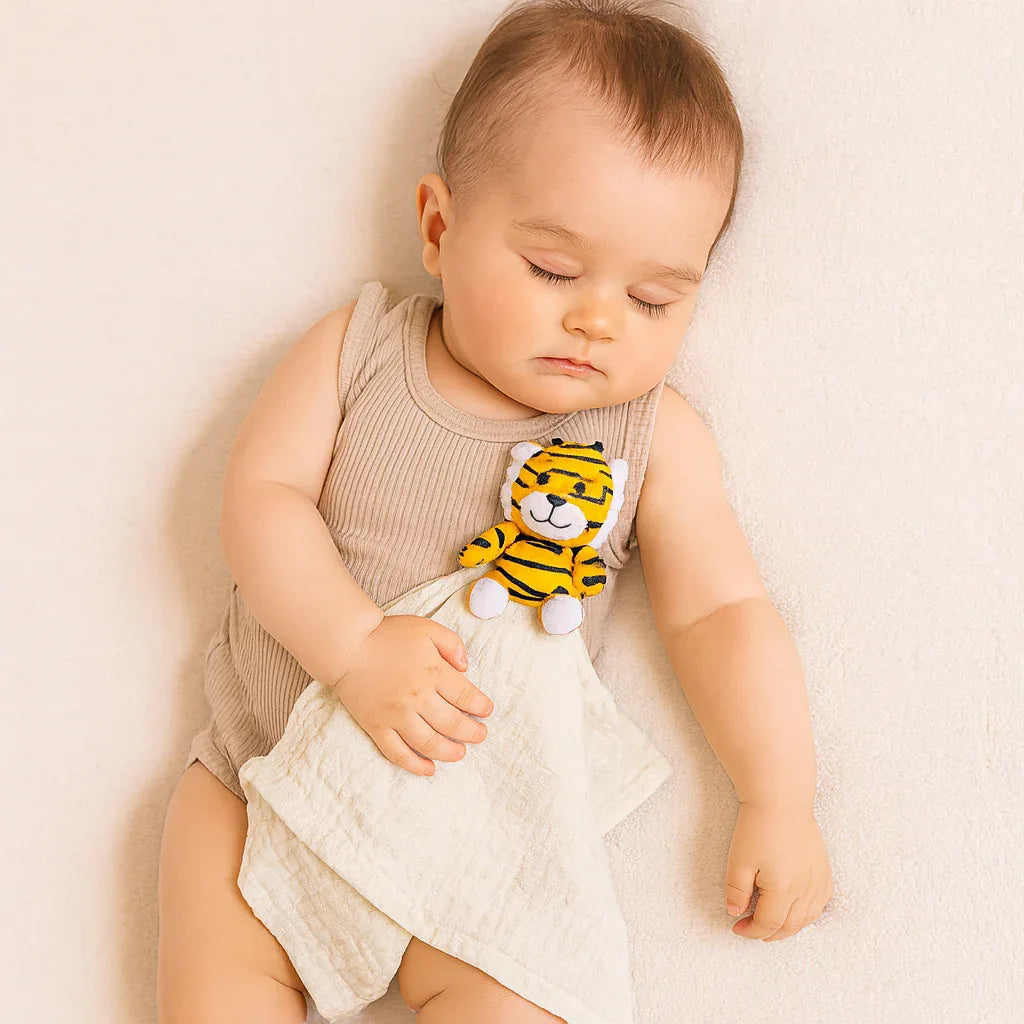 Me Lovey™ - Tiger Lovey Security Blanket - BIG FRENCHIES
