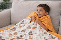 Forest Friends Minky Blanket - BIG FRENCHIES