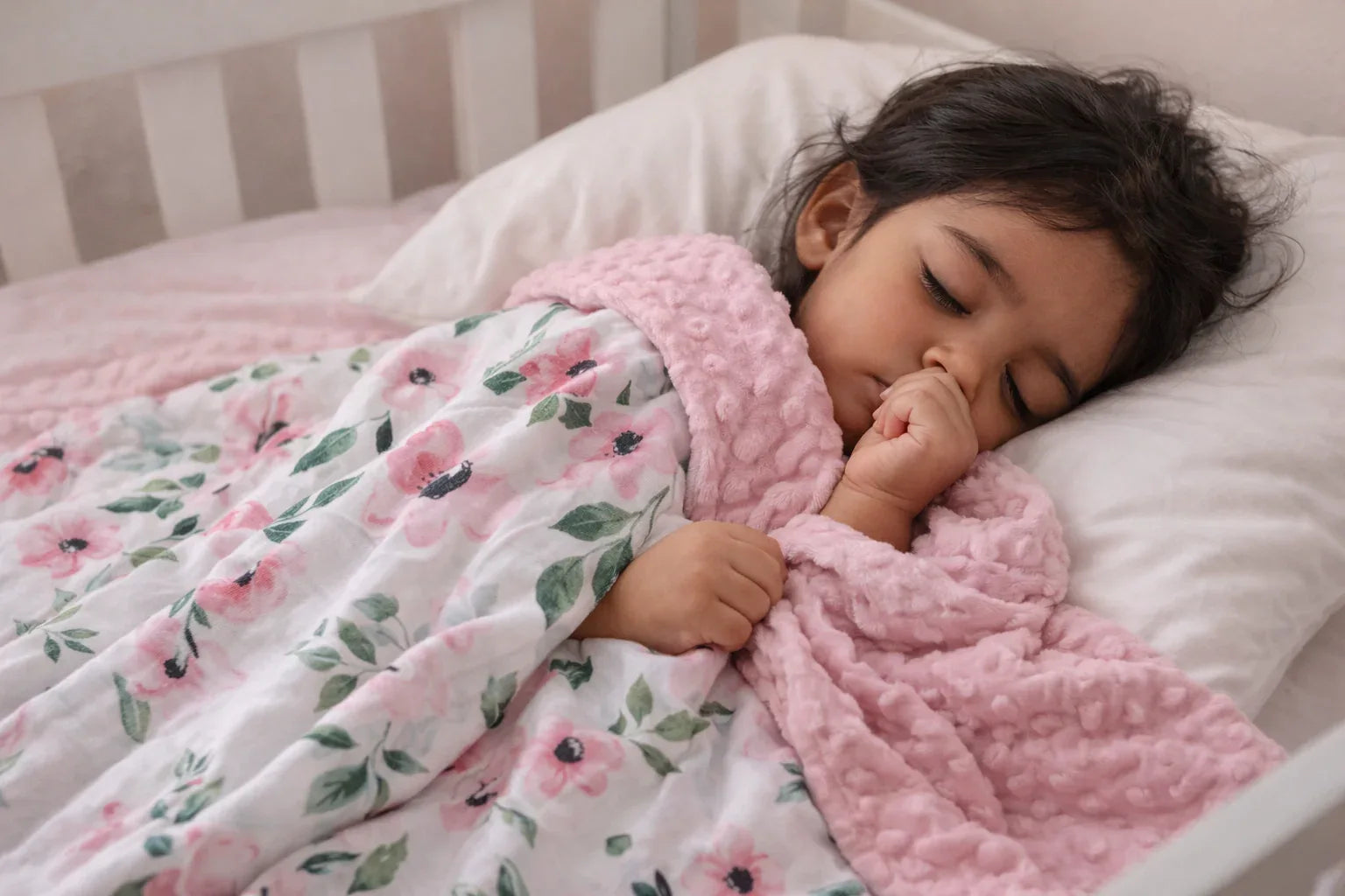 Flowers Forever Minky Blanket - BIG FRENCHIES