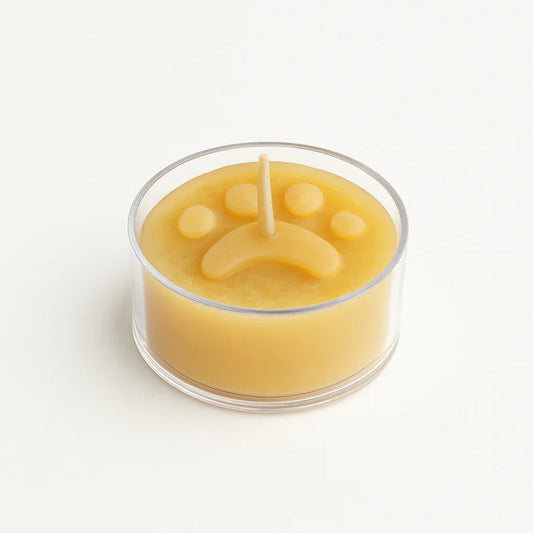 Paw Tealight Beeswax Candles - BIG FRENCHIES