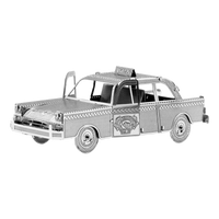 Checker Cab 3D Steel Model Kit Metal Earth
