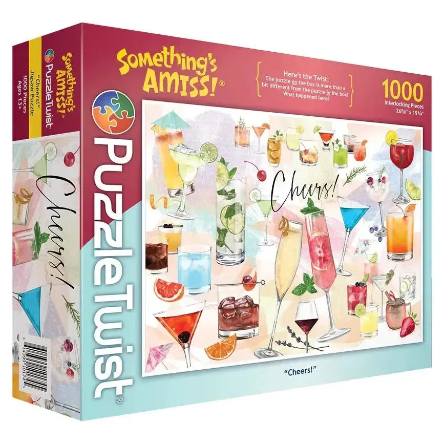 Cheers! "Something's Amiss!" 1000 Piece Jigsaw Puzzle PuzzleTwist - BIG FRENCHIES