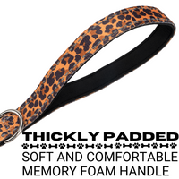 EcoBark Cheetah Dog Leash- Padded Comfort Grip Leash - 4ft, 5ft, and 6ft Leash for Small and Medium Dogs - BIG FRENCHIES