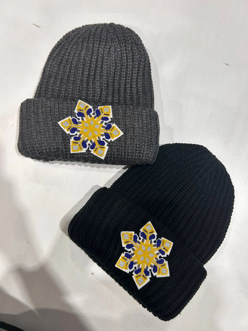 Chenille Snowflake Beanie - BIG FRENCHIES