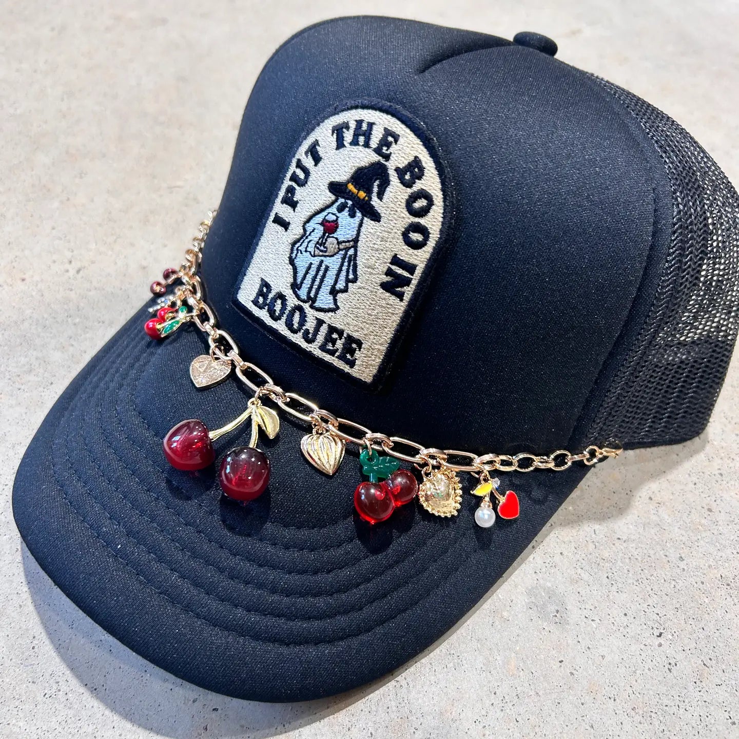 Cherry Trucker Hat Chain - BIG FRENCHIES