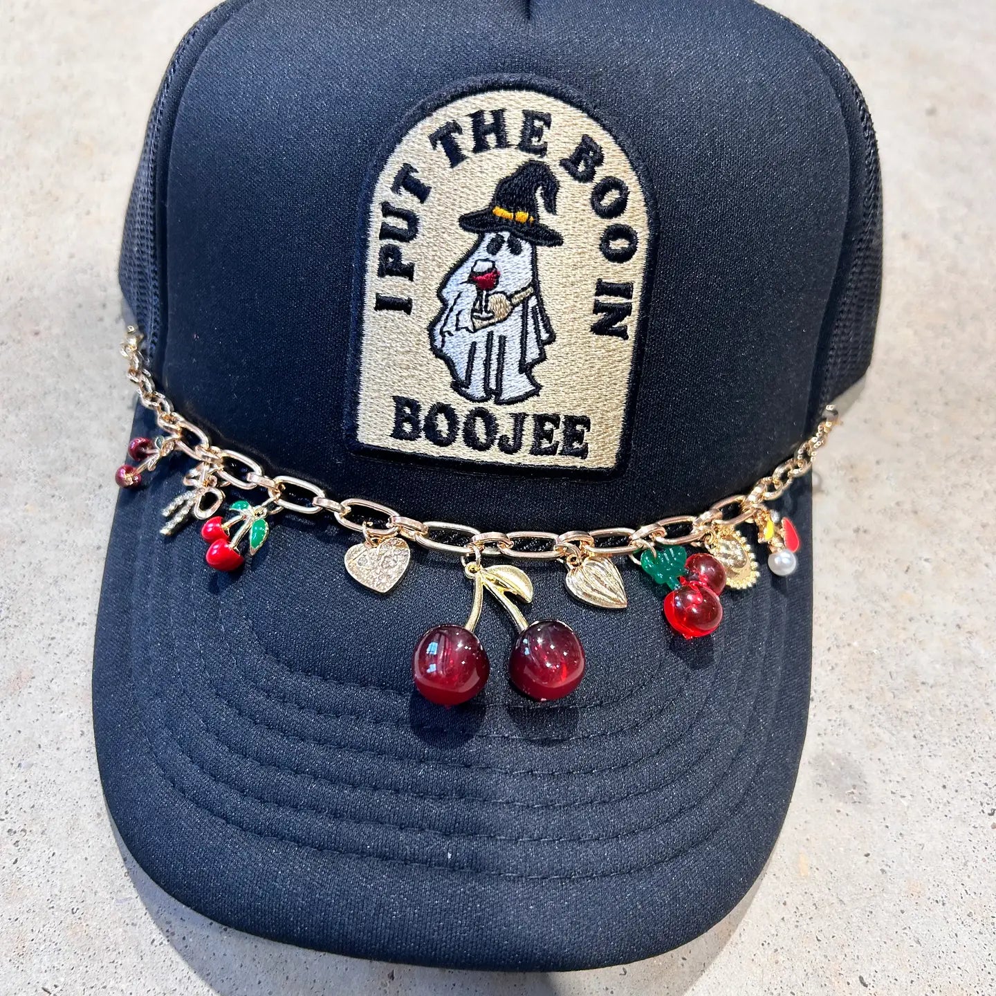 Cherry Trucker Hat Chain - BIG FRENCHIES