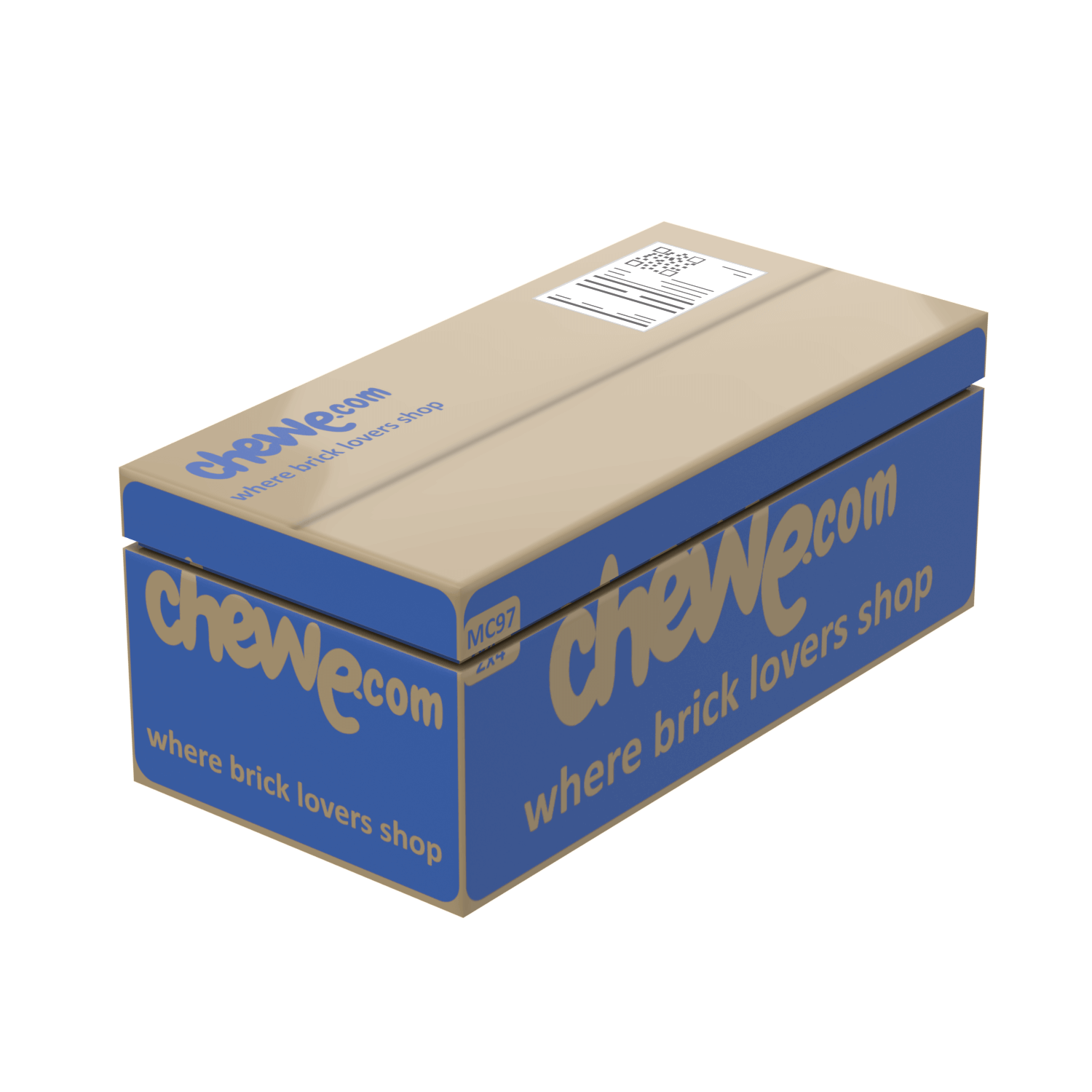"Chewe" Shipping Box - Custom Printed - Made Using LEGO® Parts