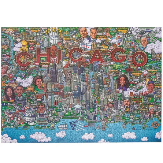 Chicago 1000 Piece Jigsaw Puzzle Birdie - BIG FRENCHIES