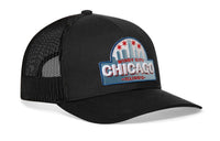 Chicago Windy City Trucker Hat  |  Cityscape Snapback