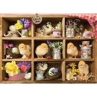 Chick Inn 1000 Piece Jigsaw Puzzle Cobble Hill - BIG FRENCHIES