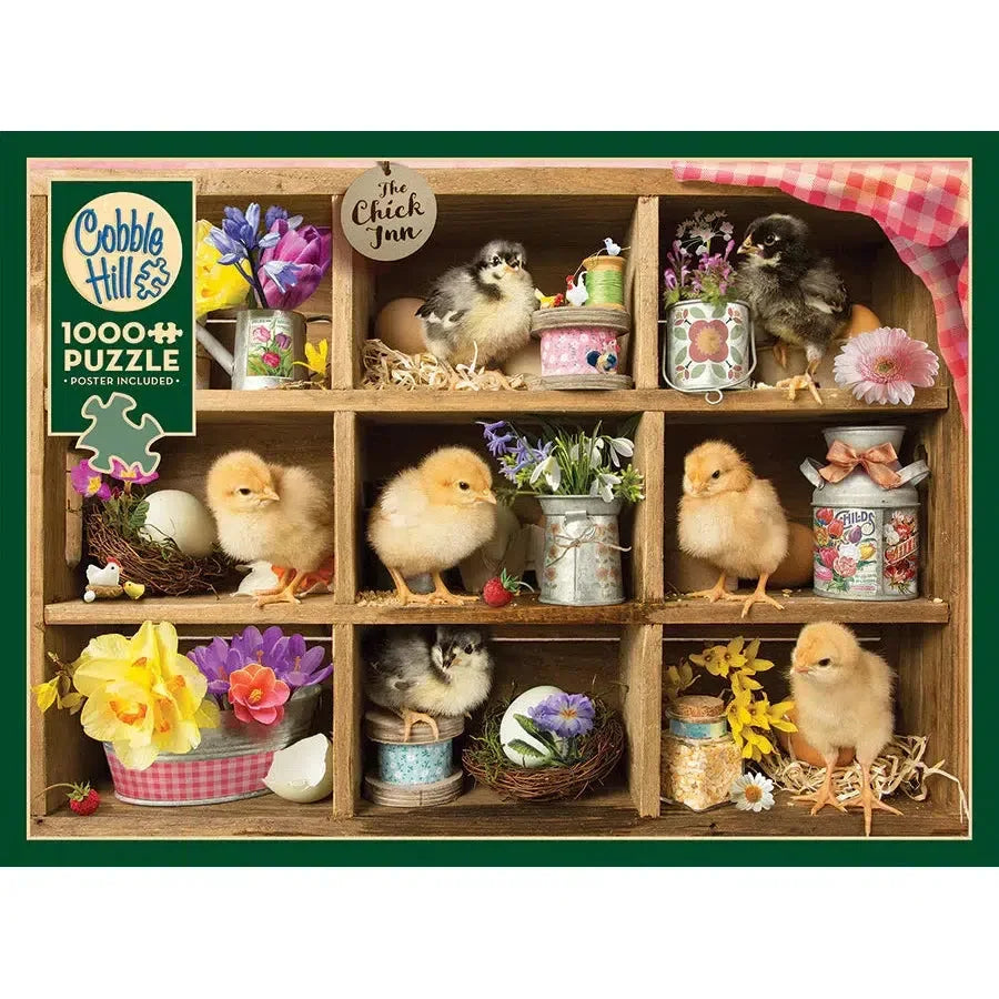 Chick Inn 1000 Piece Jigsaw Puzzle Cobble Hill - BIG FRENCHIES