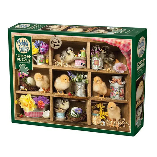 Chick Inn 1000 Piece Jigsaw Puzzle Cobble Hill - BIG FRENCHIES