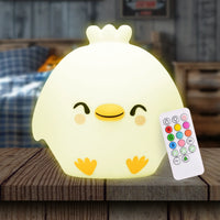 LumiPets® Clara the Chicken- Children's Touch Night Light - BIG FRENCHIES
