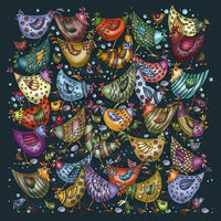 Chicken Pile 239 Piece Jigsaw Puzzle with Display Frame Curiosi - BIG FRENCHIES