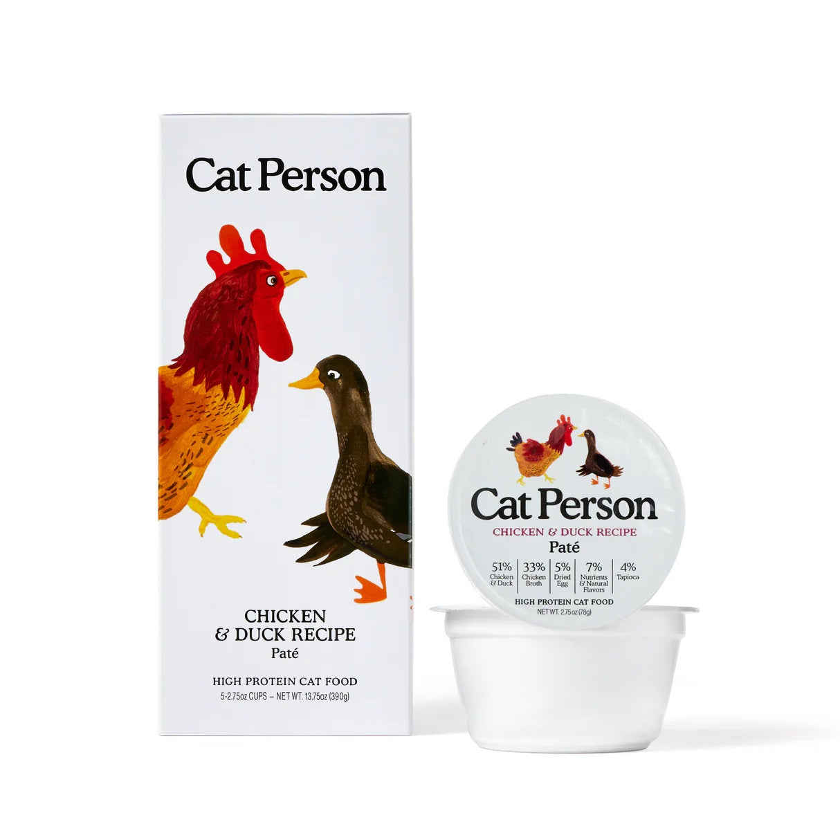Chicken & Duck Paté Cat Food