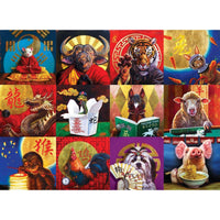 Chinese Calendar 1000 Piece Jigsaw Puzzle Eurographics