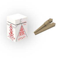Chinese Takeout Container with Chopsticks - Custom Printed - Made Using LEGO® Parts