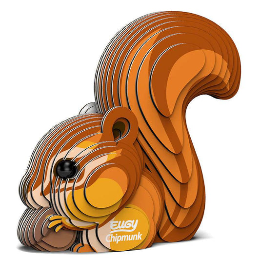 Chipmunk 3D Cardboard Model Kit Eugy